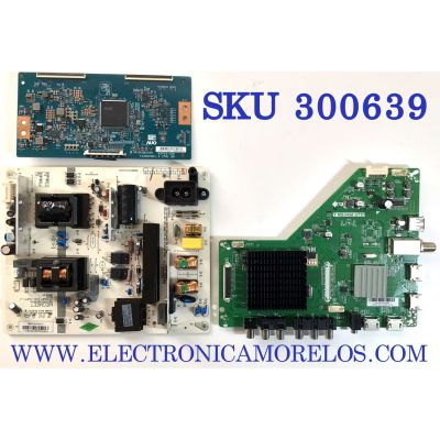 KIT DE TARJETAS PARA TV HITACHI / MAIN A15127016 / T.MS3458.U751 / A15127016-0A00086 / C43U14-E1-A(G2) / FUENTE MP-120D-1MF11-1 / PCB:MP120D-1MF11-1 REV:1.0 / E214852 / T-CON 55.43T03.C05 / T43QVN01.0 CTRL BD / 43T03-C00 / 5543T03C05-5BT / MDOELO LU43V809